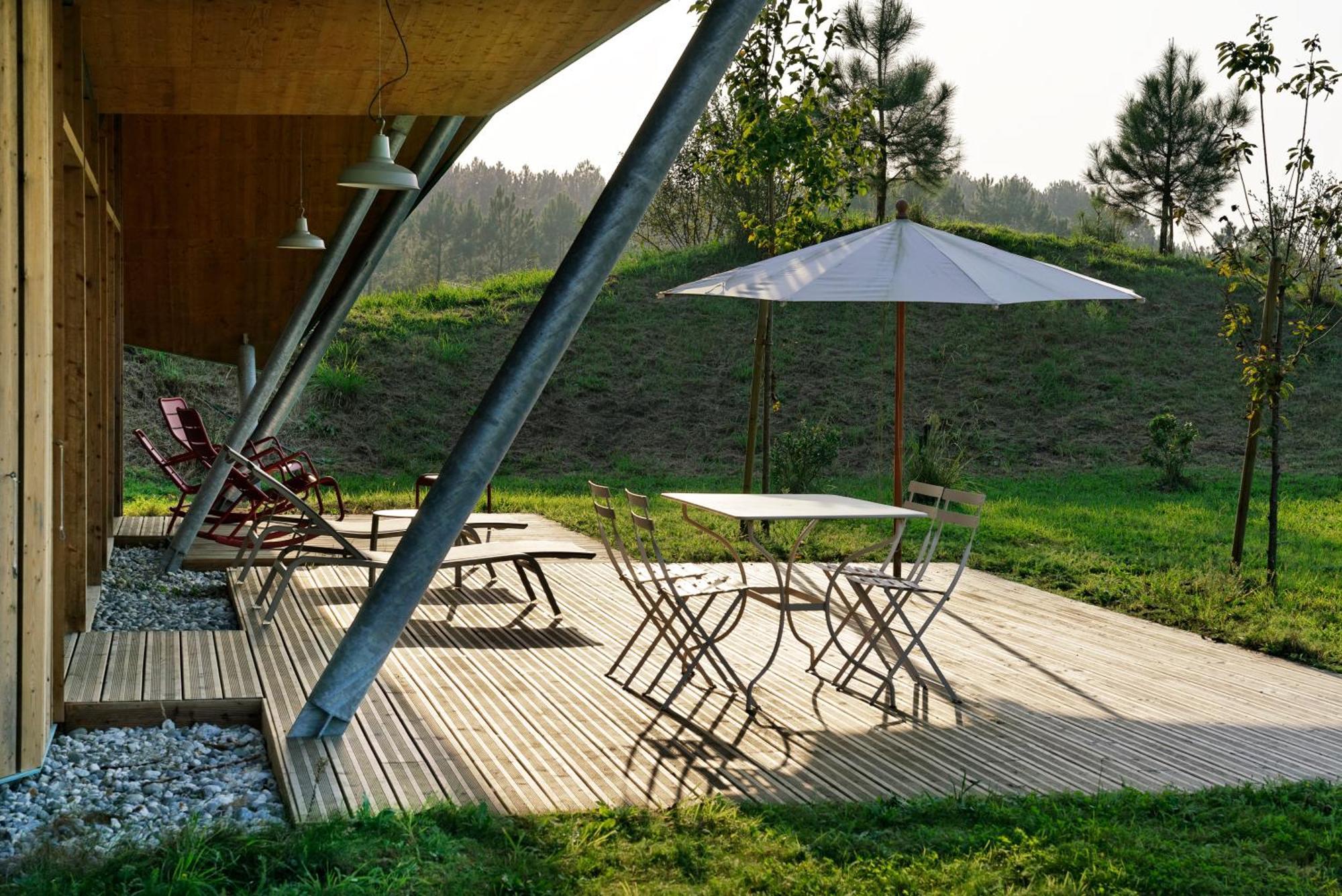 Les Echasses Golf & Surf Eco Lodge Saubion エクステリア 写真
